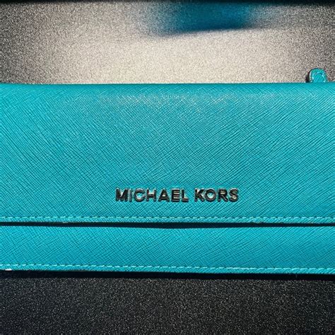 michael kors white wallets|michael kors teal wallet.